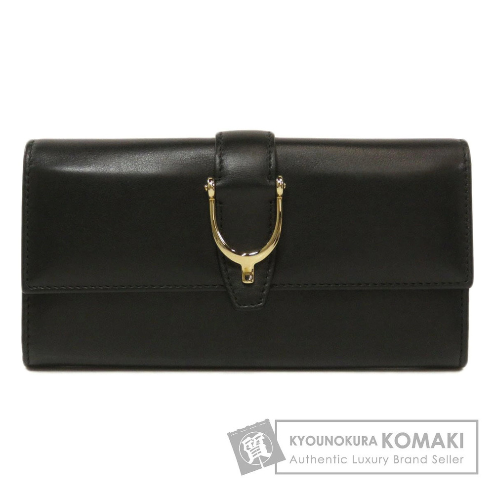 Gucci Stirrup Long Wallet Calfskin